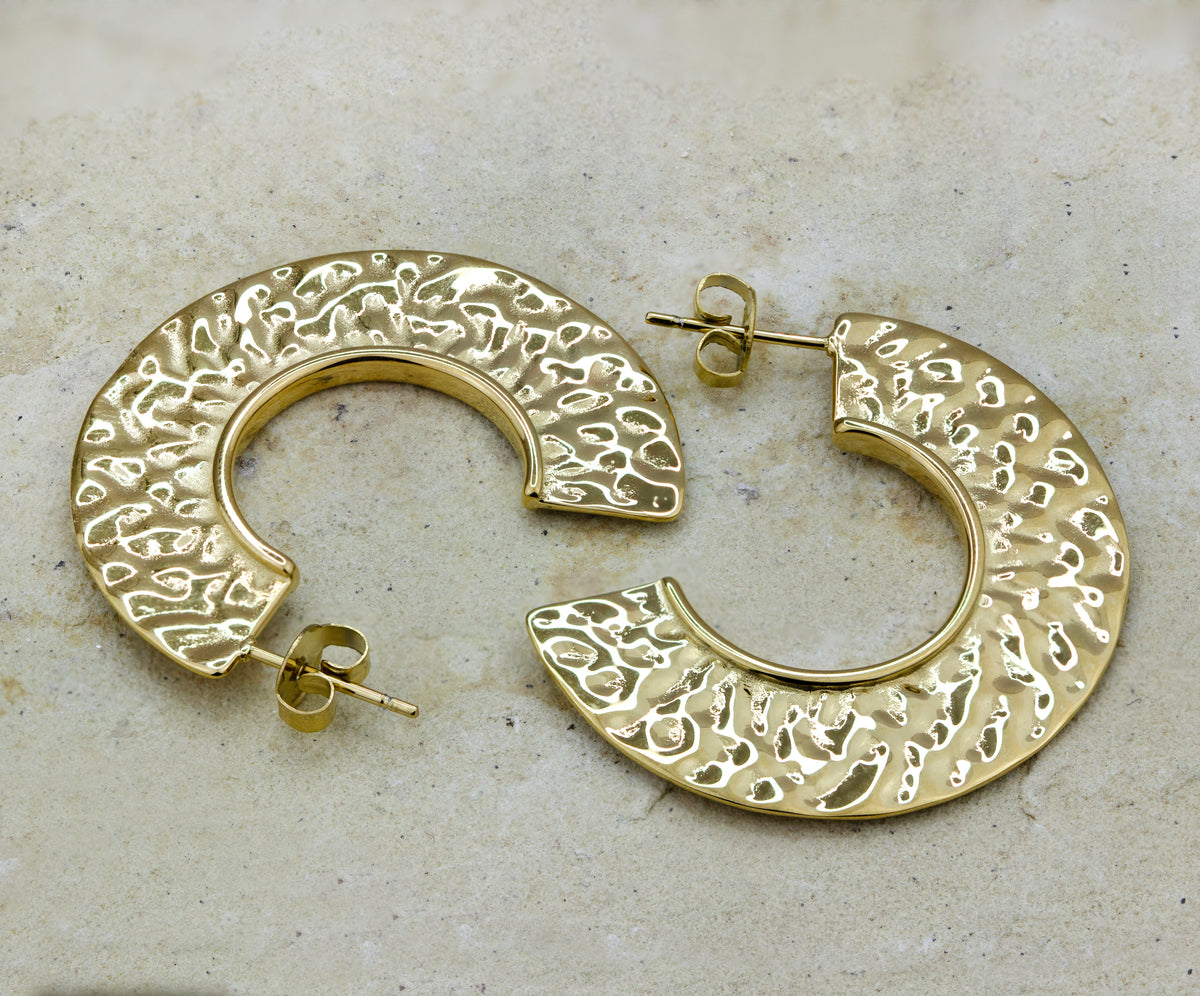 Hammered Earrings